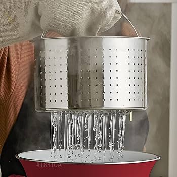 Amazon｜富士ホーロー 素早い湯切りで時短調理 パスタ鍋 IH対応 パスタ